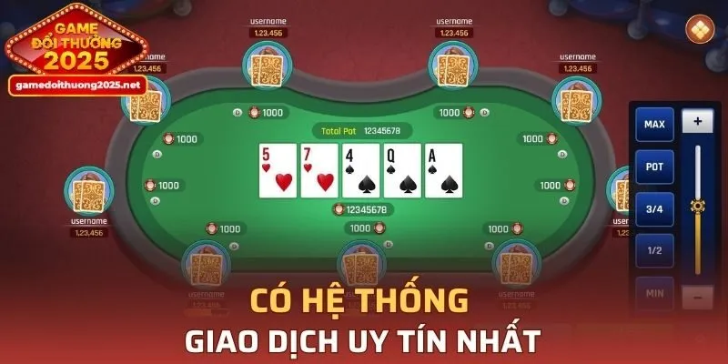 Có hệ thống giao dịch uy tín nhất